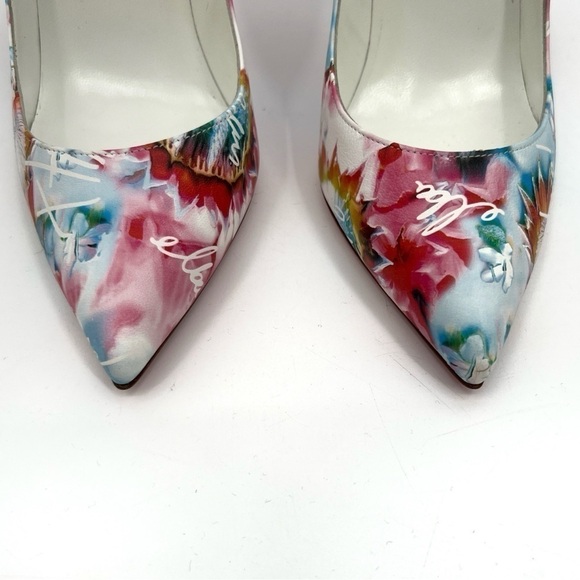 Christian Louboutin Hottie Walkie Walk A Mile In My Shoes Hot Chick Pump size 38 - Picture 3 of 16